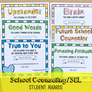 School Counseling and Social Emotional Awards