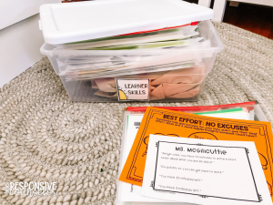 guidance lesson organization