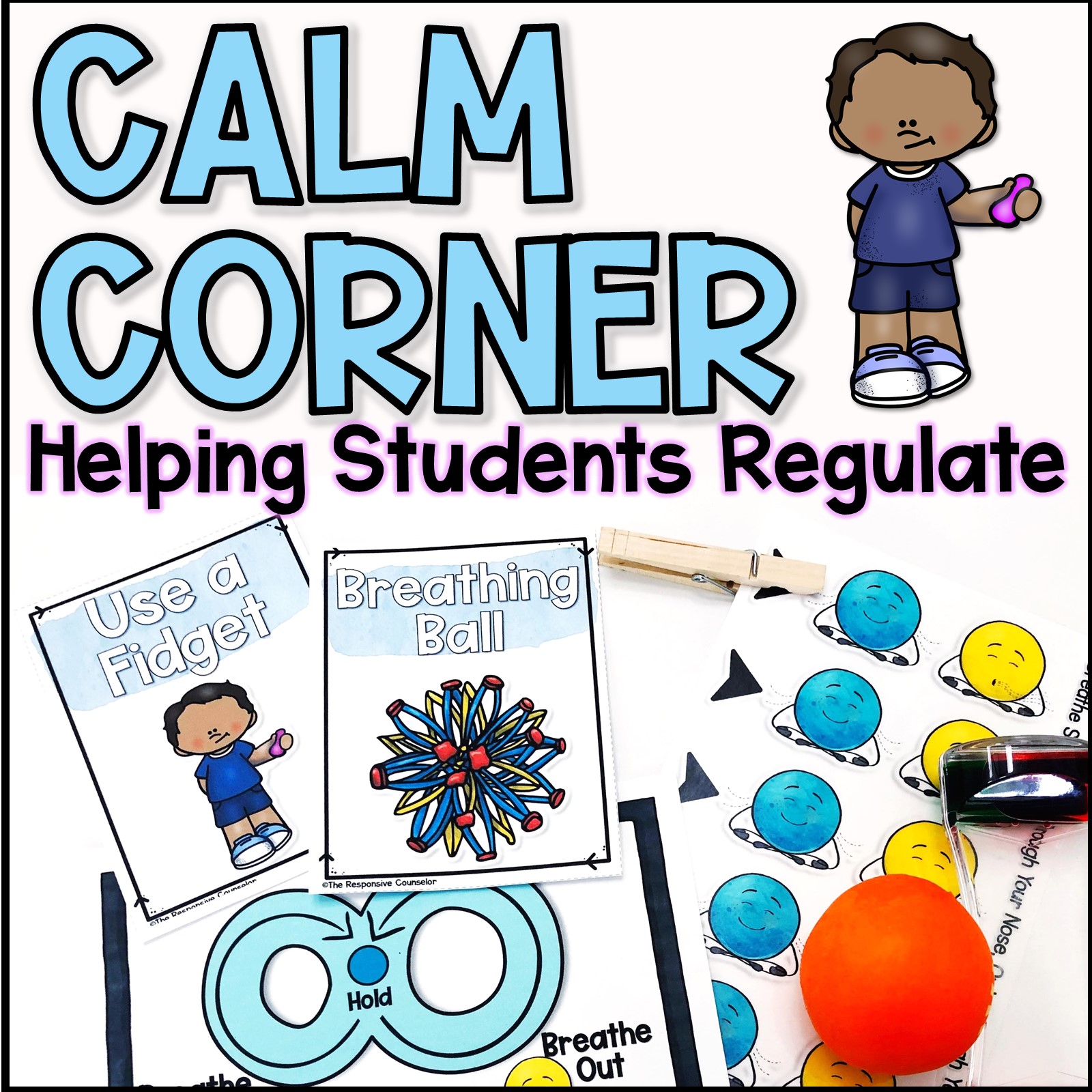 Peace Corner Signs and Coping Skills Lesson