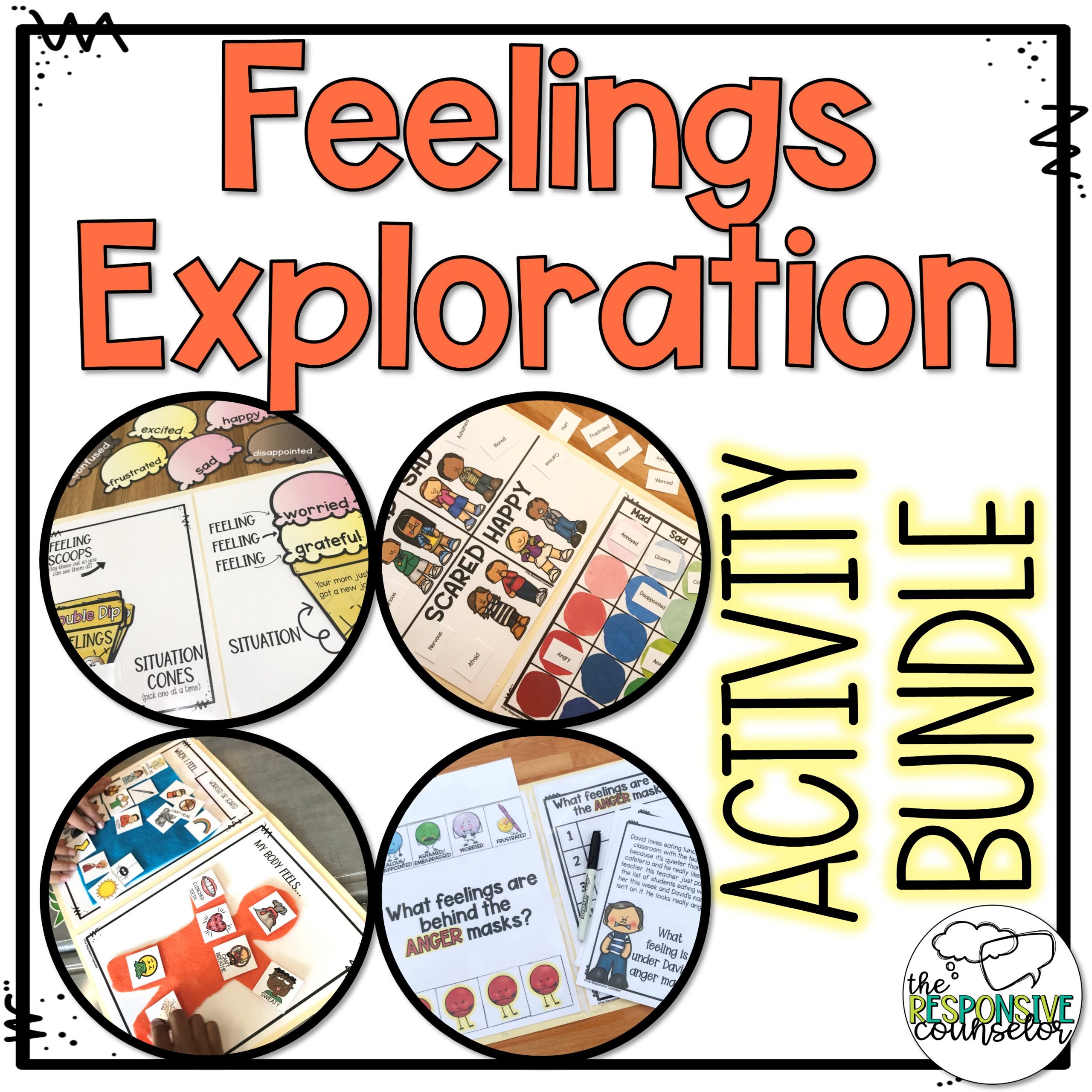Feelings Exploration Activities for Group Counseling or Centers