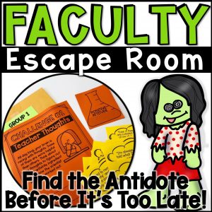 Faculty Escape Room Zombie Teachers