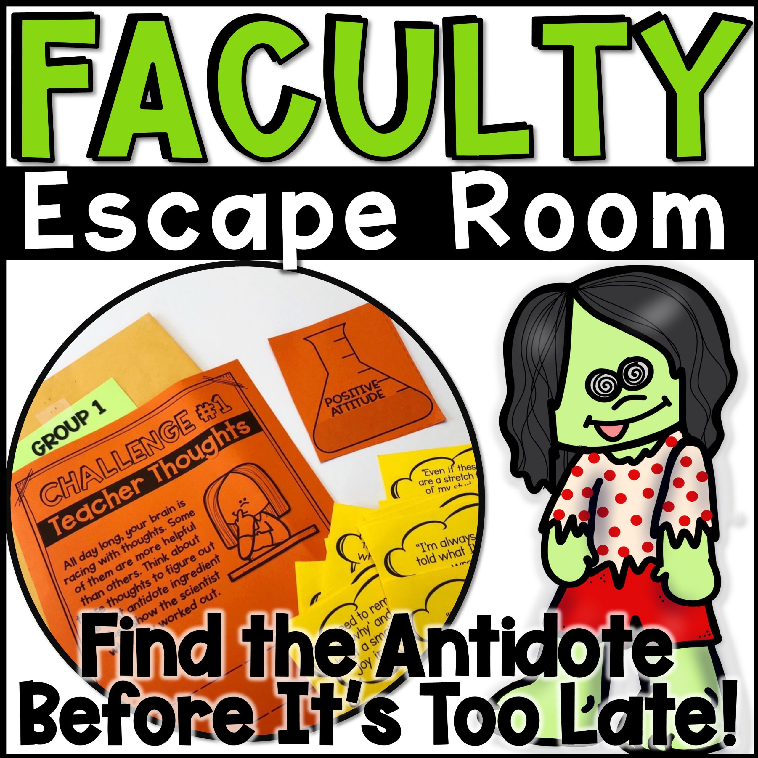 Faculty Escape Room Zombie Teachers