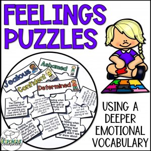 Feelings Puzzles to Increase Emotional Vocabulary