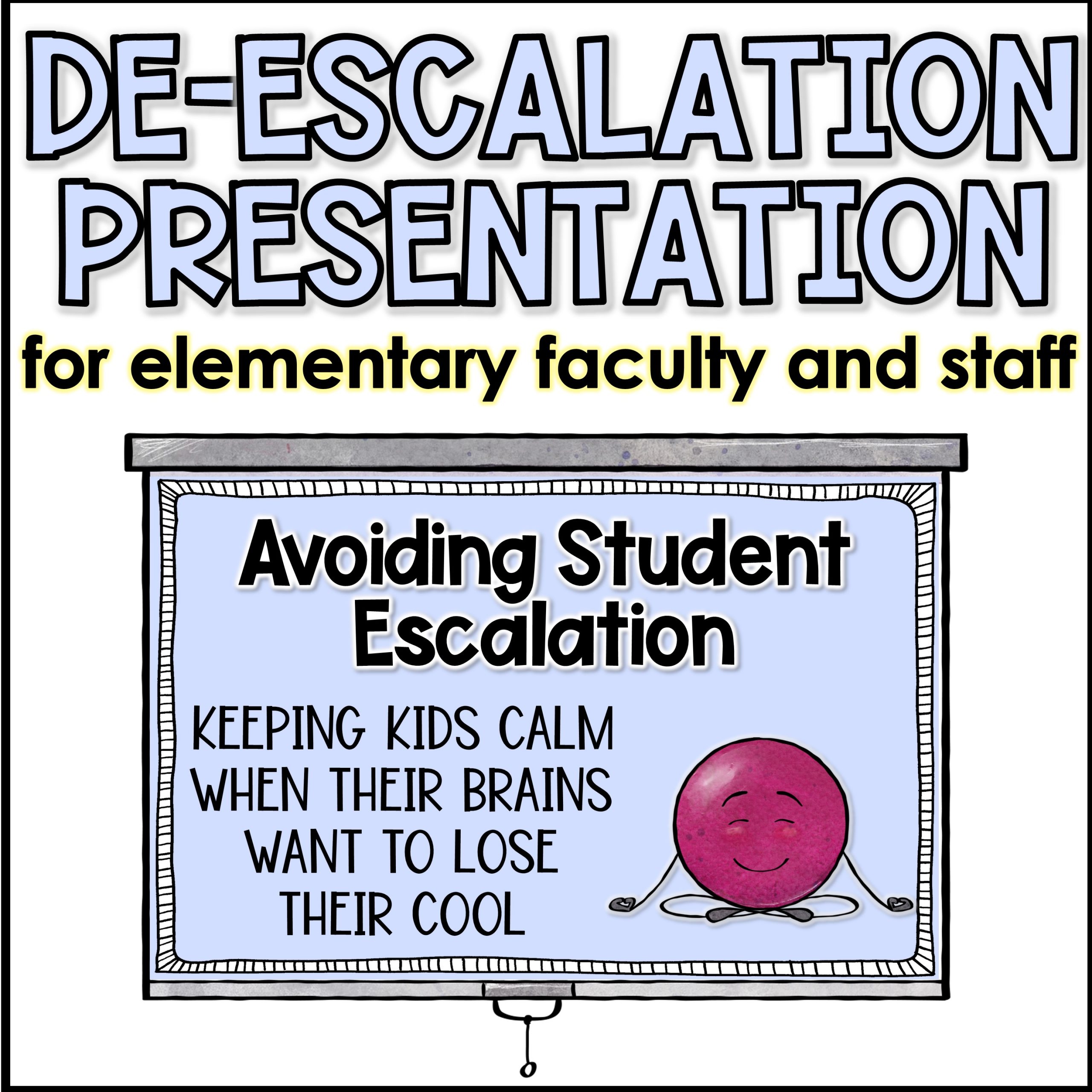 De-Escalation Training Presentation for Faculty and Staff