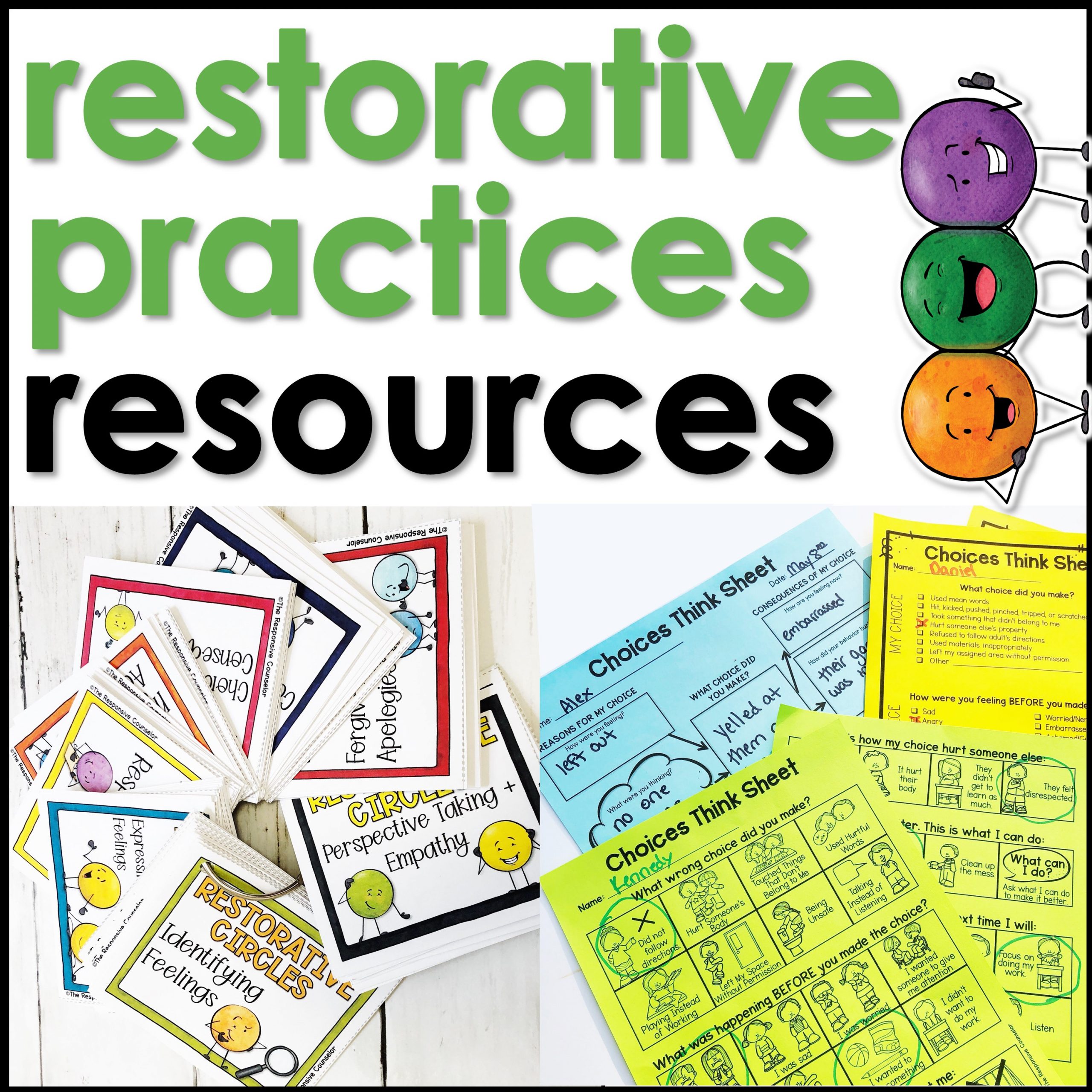 Restorative Practices Conferencing Think Sheets and Restorative Circles