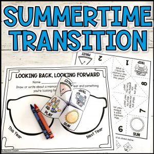 End of the School Year Summertime Counseling Activity