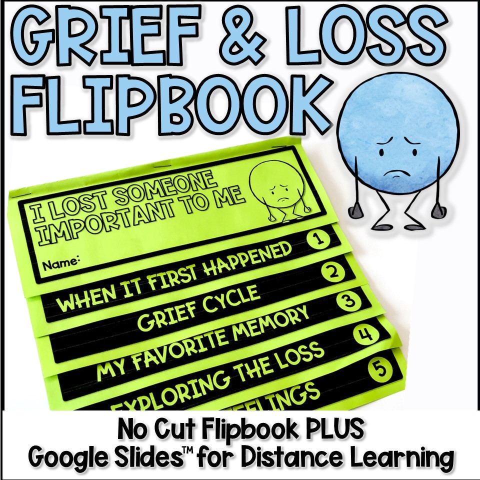 Grief and Loss Counseling Activity Printable and Google Slides TM