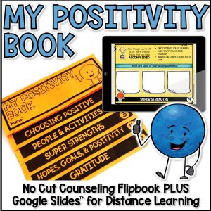 Positivity Counseling Activity Printable and Google Slides TM
