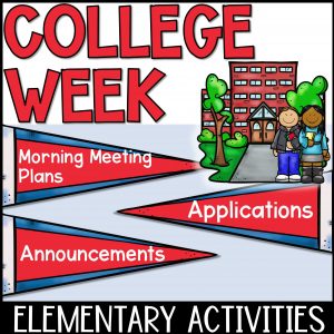 College Week Activities With Morning Meeting Lesson Plans