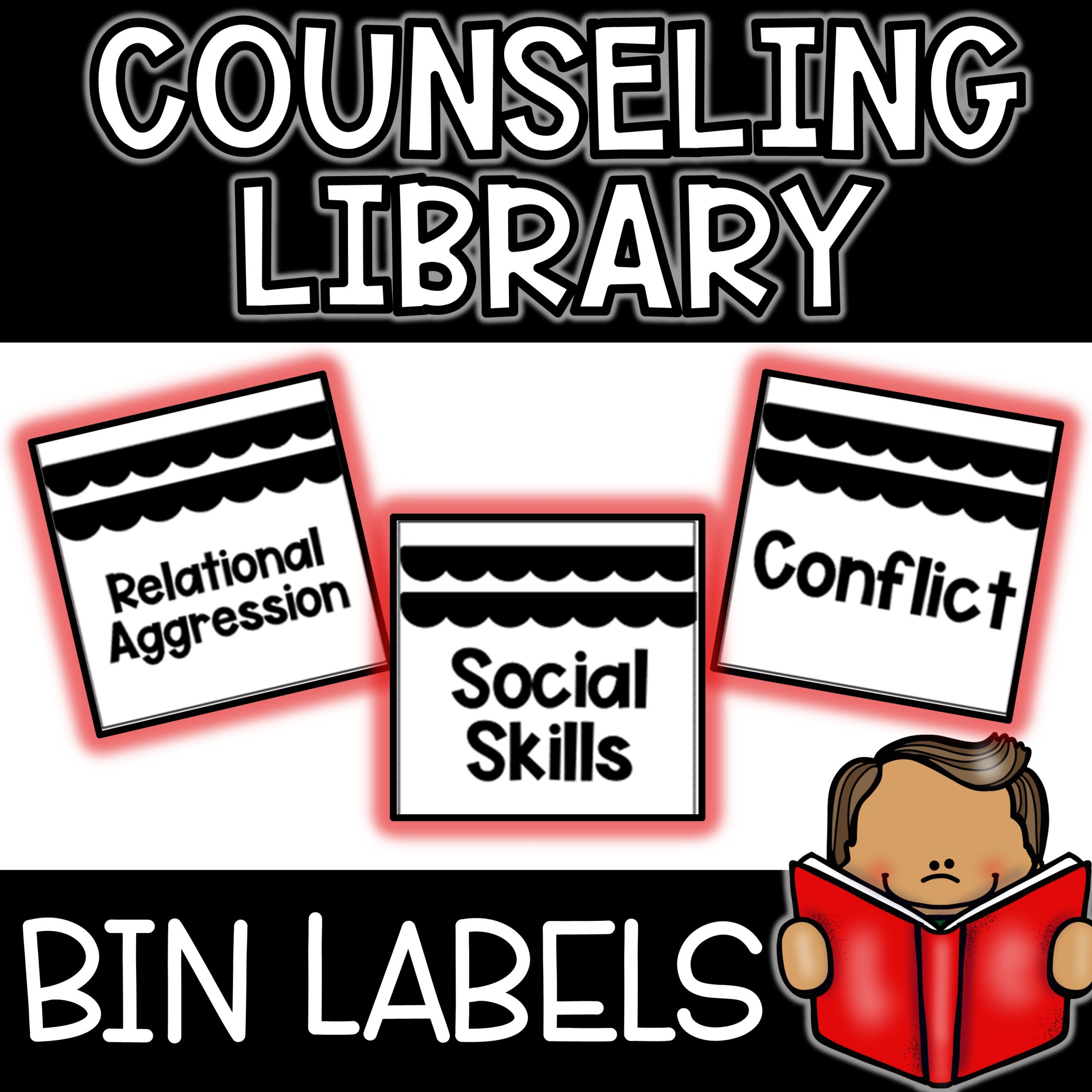 Counseling Library Labels