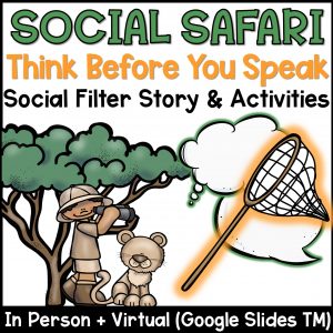 Social Filter Lesson and Activities With Google Slides TM