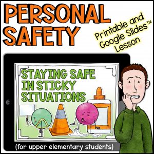 Digital Personal Safety Lesson for Distance Learning in Google Slides (TM)