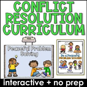 Conflict Resolution Guidance or SEL Lessons for Lower Elementary