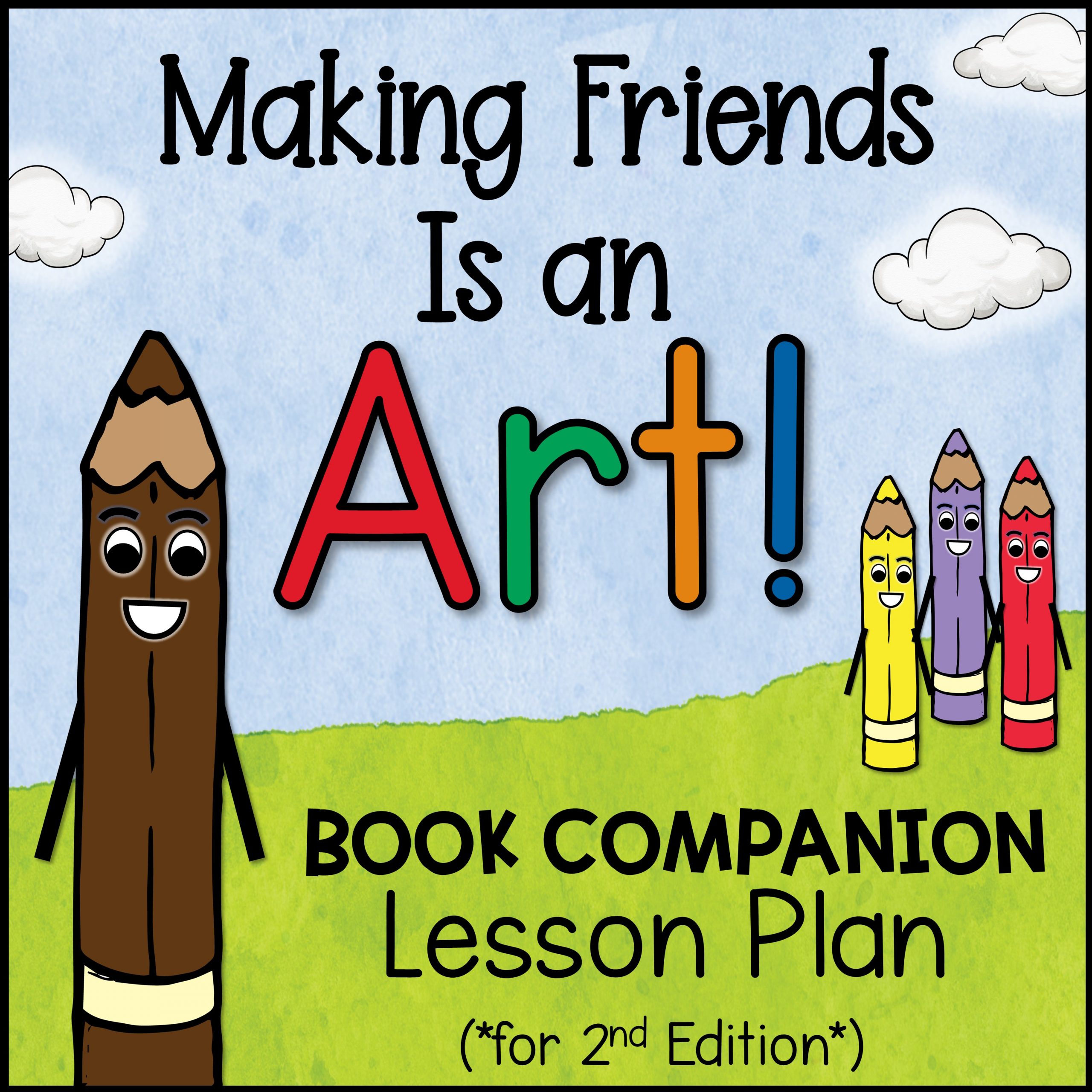 Friendship Task Cards Companion to "Making Friends Is an Art"