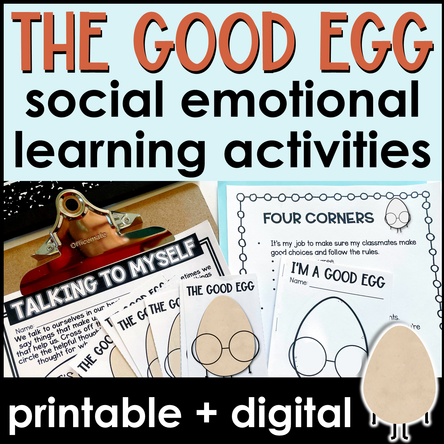The Good Egg Lesson and Activities for Social Emotional Learning