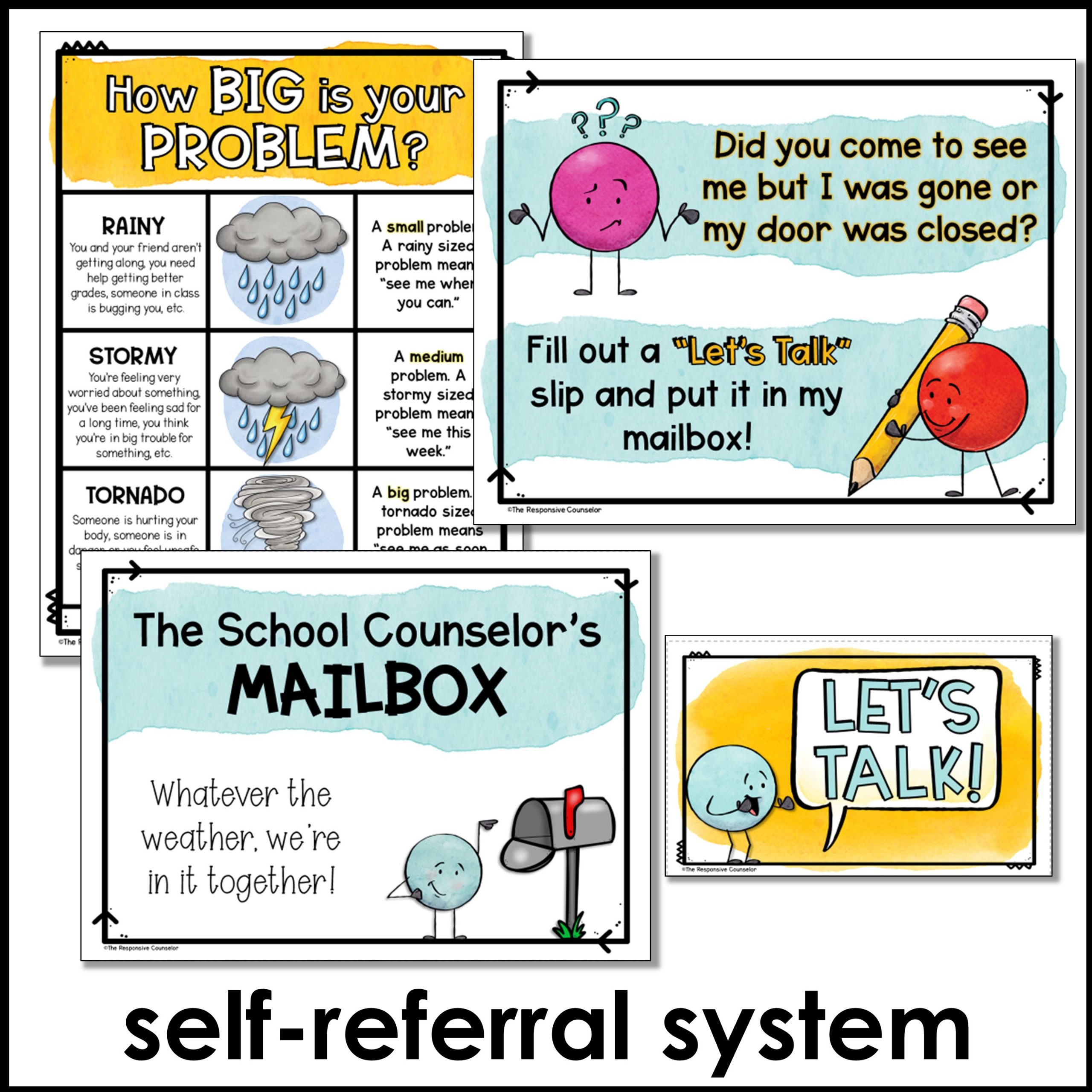School Counseling Self-Referral System and Counselor Door Decorations - Image 4