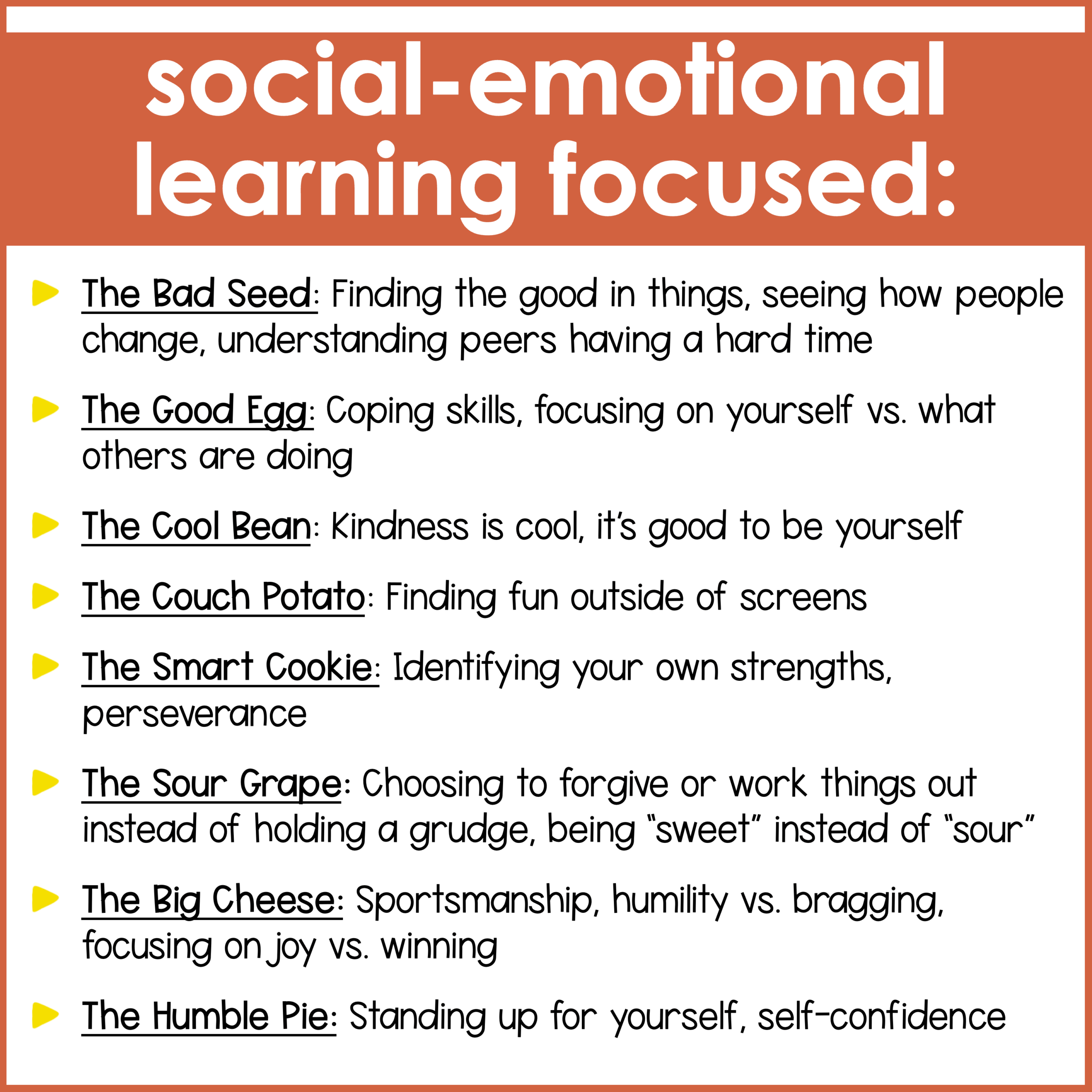 The Bad Seed, The Good Egg, The Smart Cookie (and more!) Companion Activities - Image 3