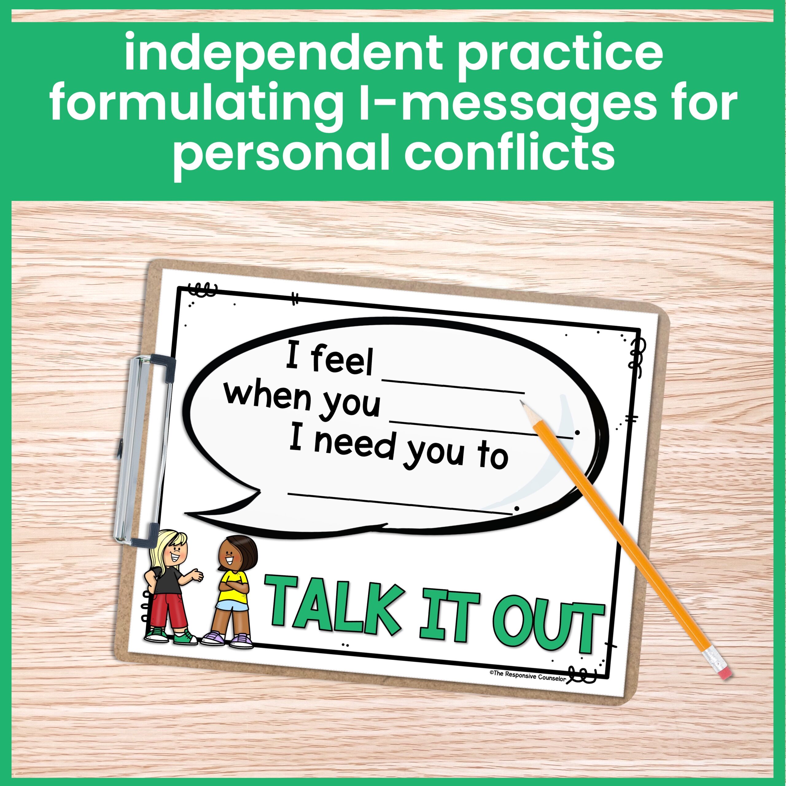 I-Statement Conflict Resolution Lesson - Image 4