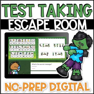 Test Taking Strategies Lesson Escape Room DIGITAL In Person or Distance Learning