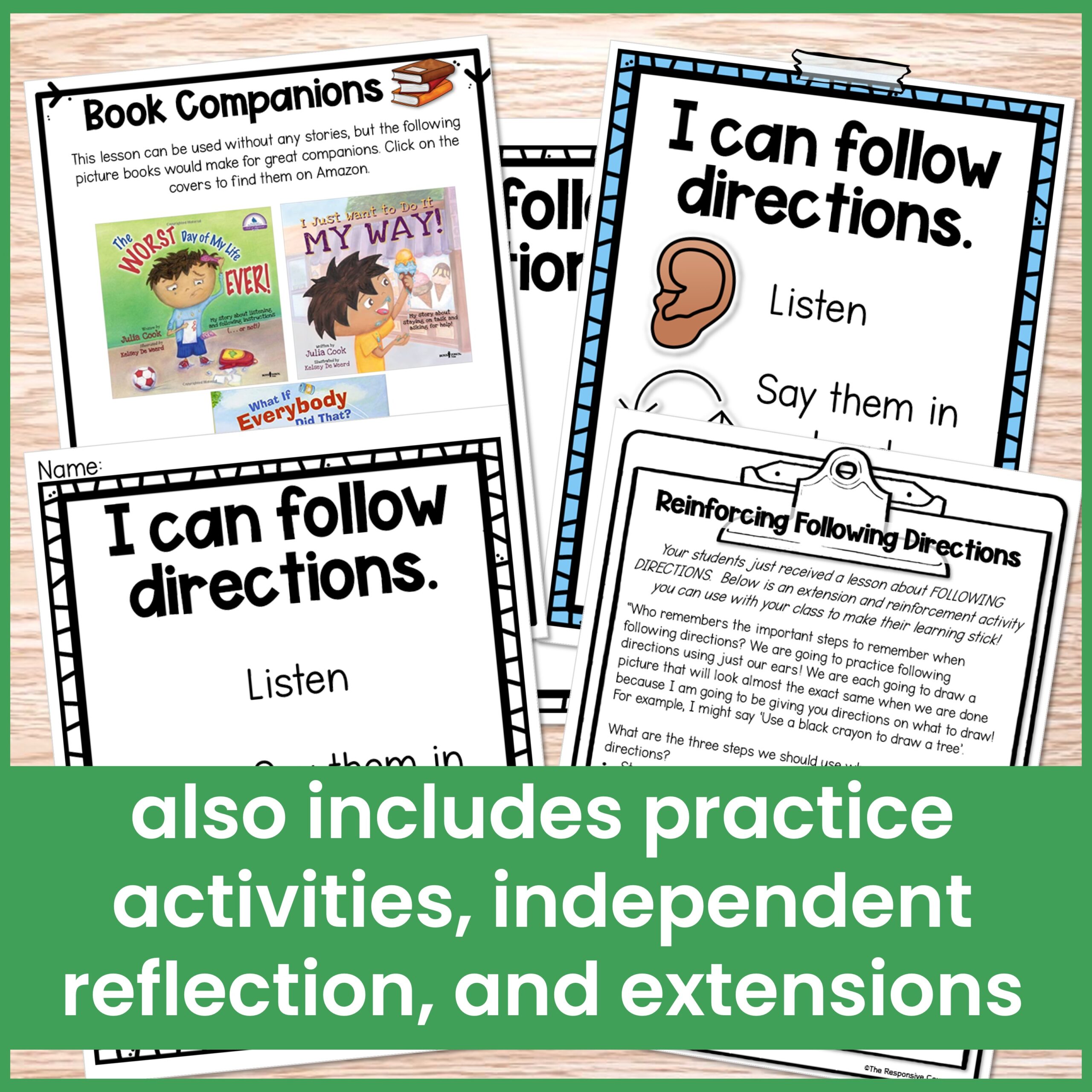Following Directions Lesson and Activities - Image 4