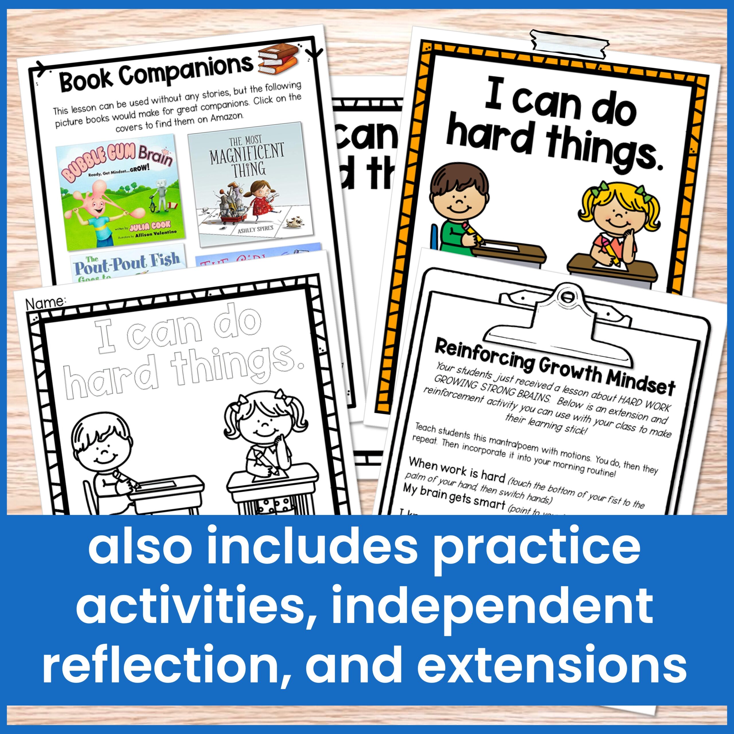 Growth Mindset Lesson and Activities - Image 4