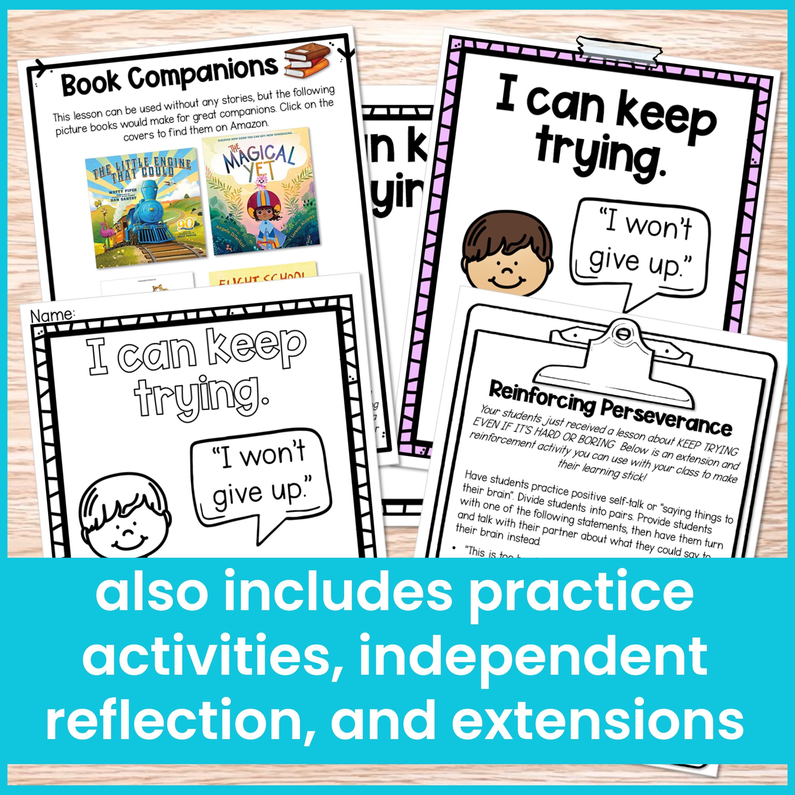 Perseverance Lesson and Activities - Image 4