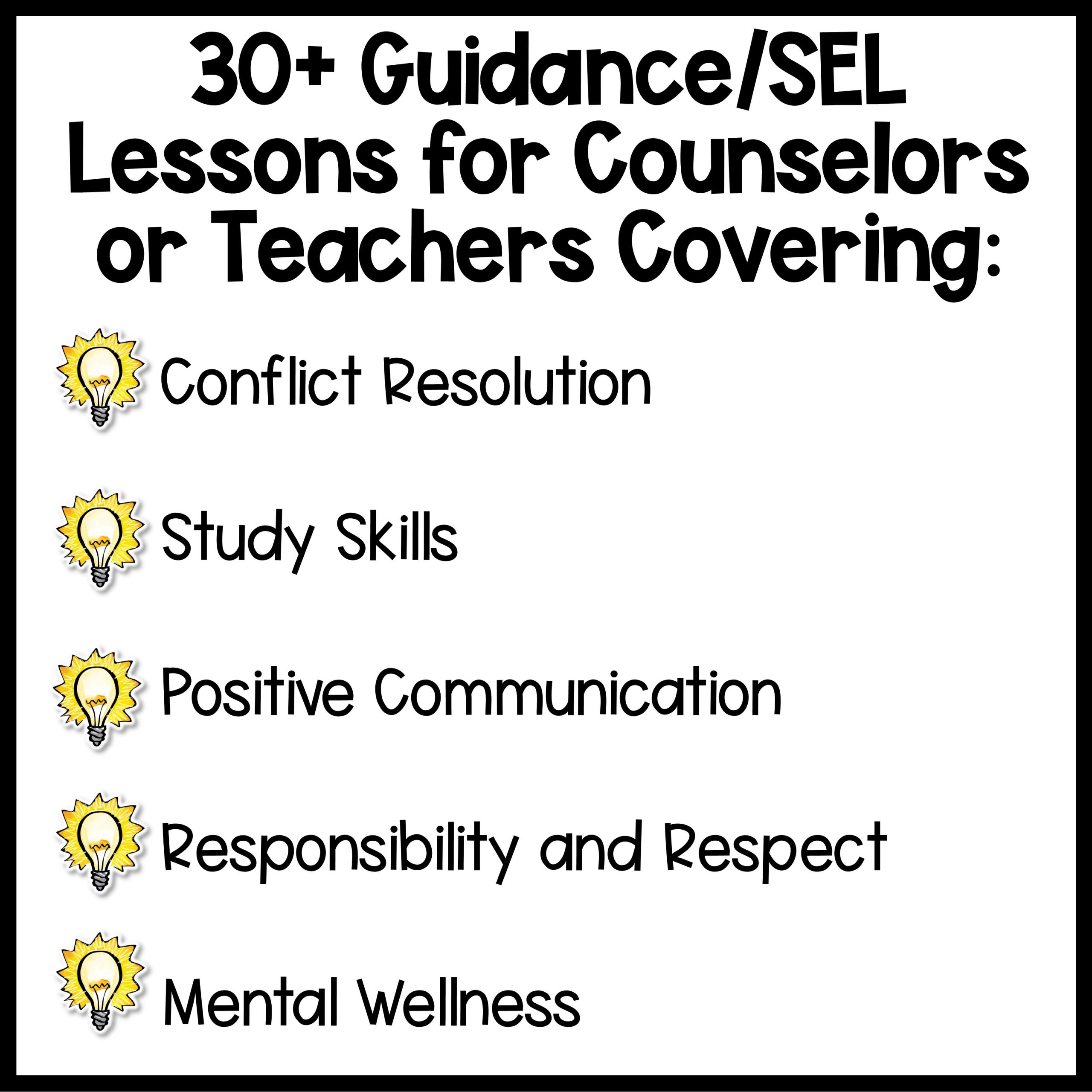 Social Emotional Learning Lessons | Guidance Lessons Bundle for Upper Elementary - Image 2