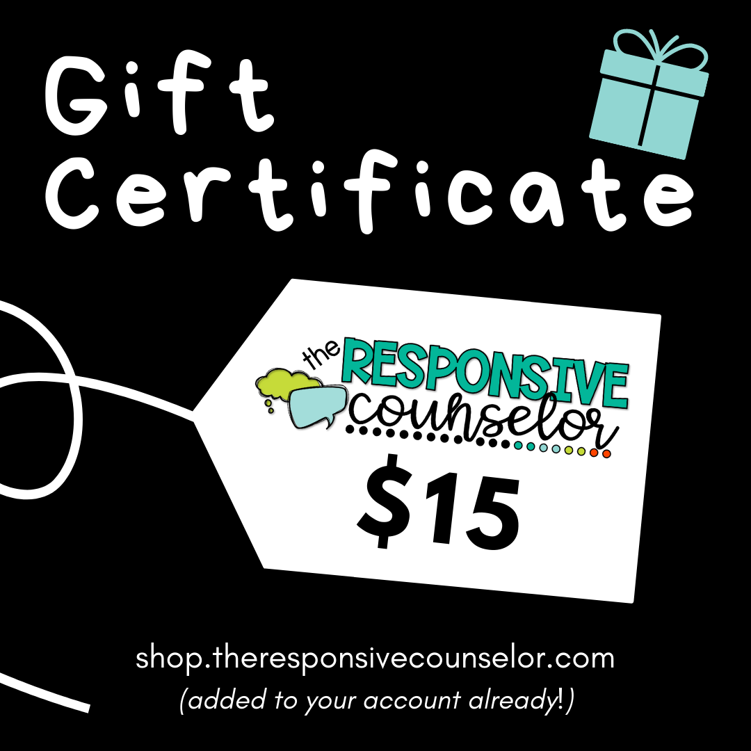 The Responsive Counselor Shop Virtual Gift Card