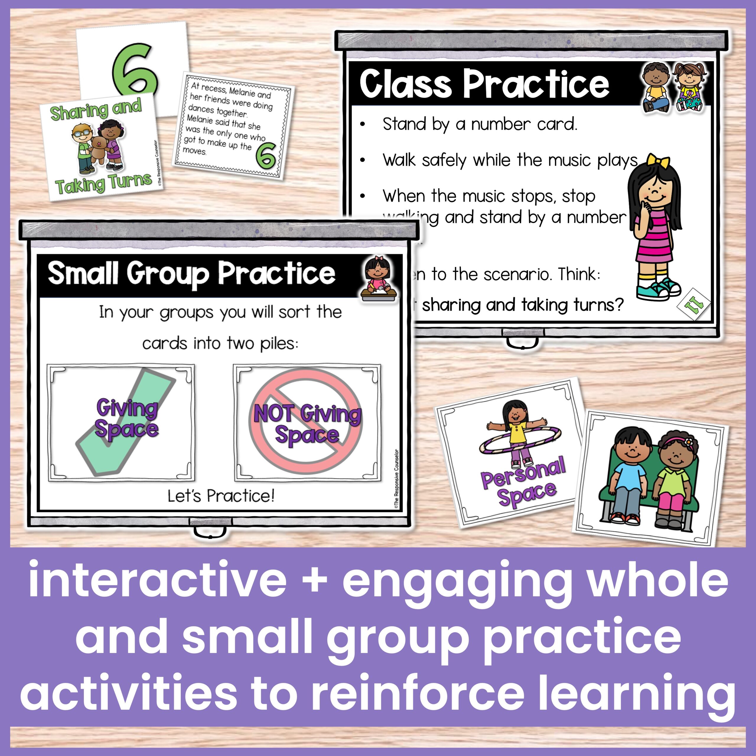 Social Skills SEL Lessons for Sharing, Personal Space, and Kindness - Image 3