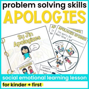 Apologies SEL Lesson and Activities