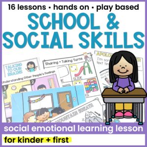 Social Emotional Learning Lessons With Kindergarten and 1st Grade SEL Activities