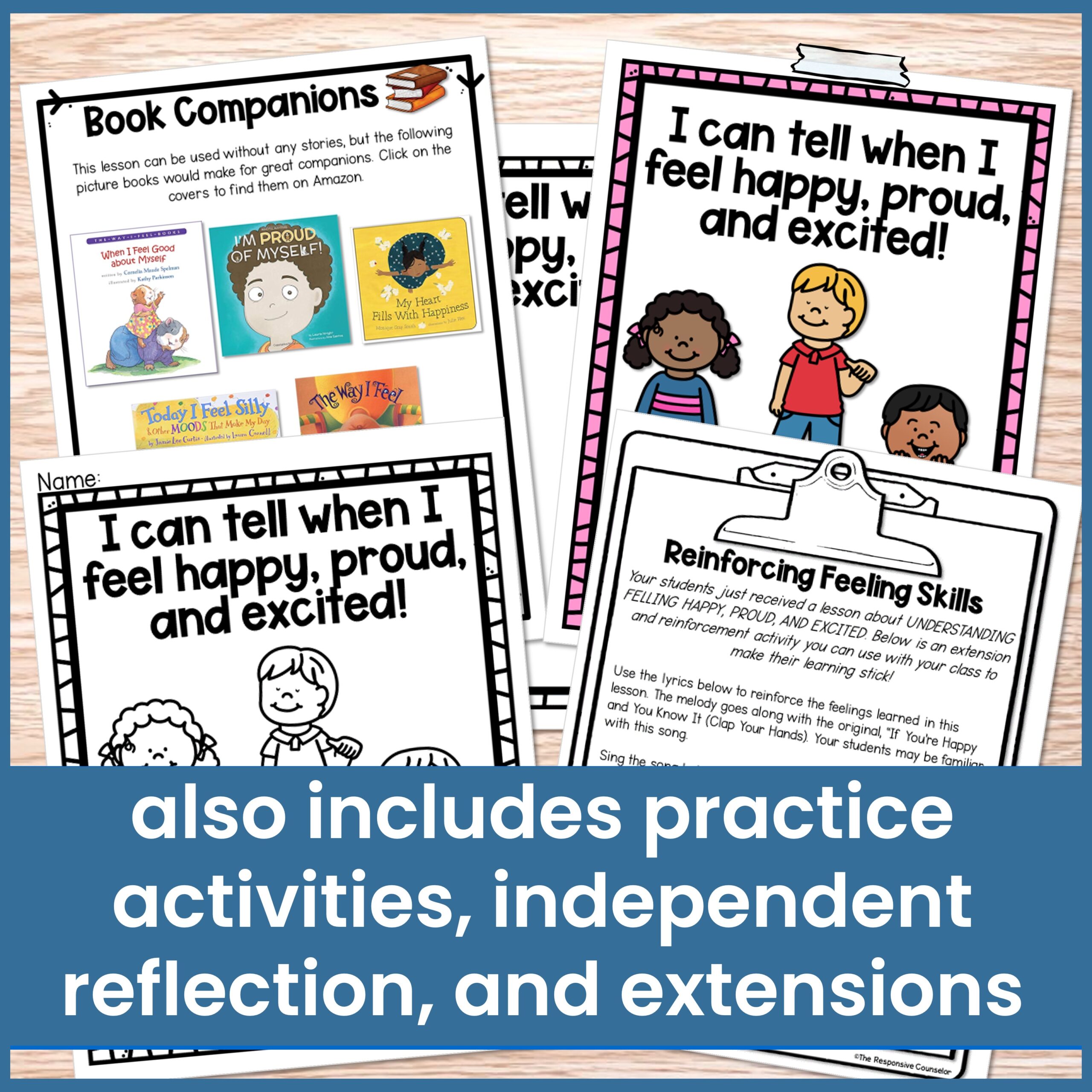 Understanding Happy, Excited, and Proud Feelings Lesson and Activities - Image 4