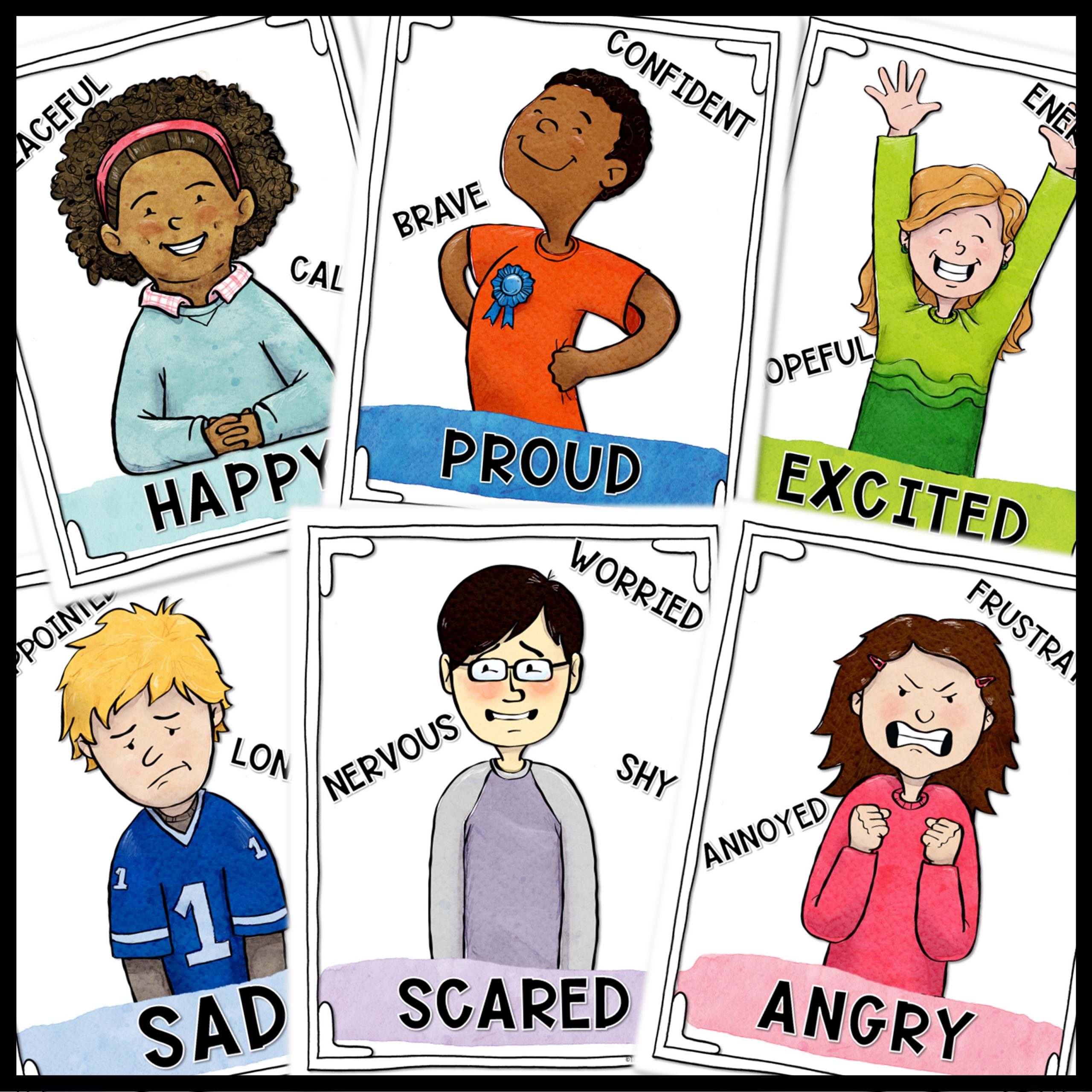 Feelings Check In Bulletin Board Posters - Image 3