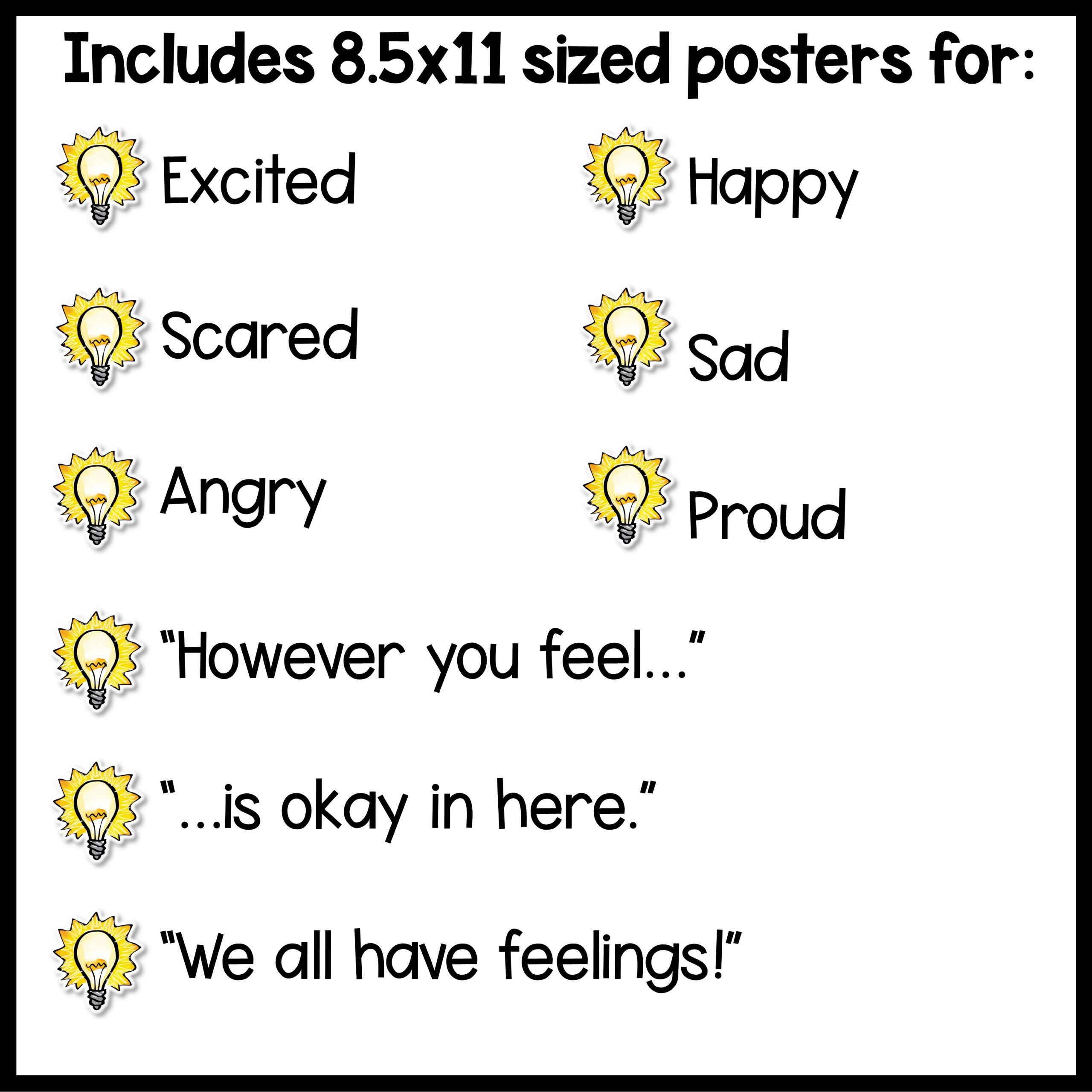 Feelings Check In Bulletin Board Posters - Image 4