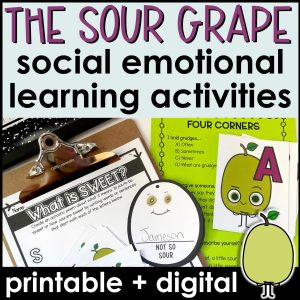 The Sour Grape Companion Activities for Social Emotional Learning