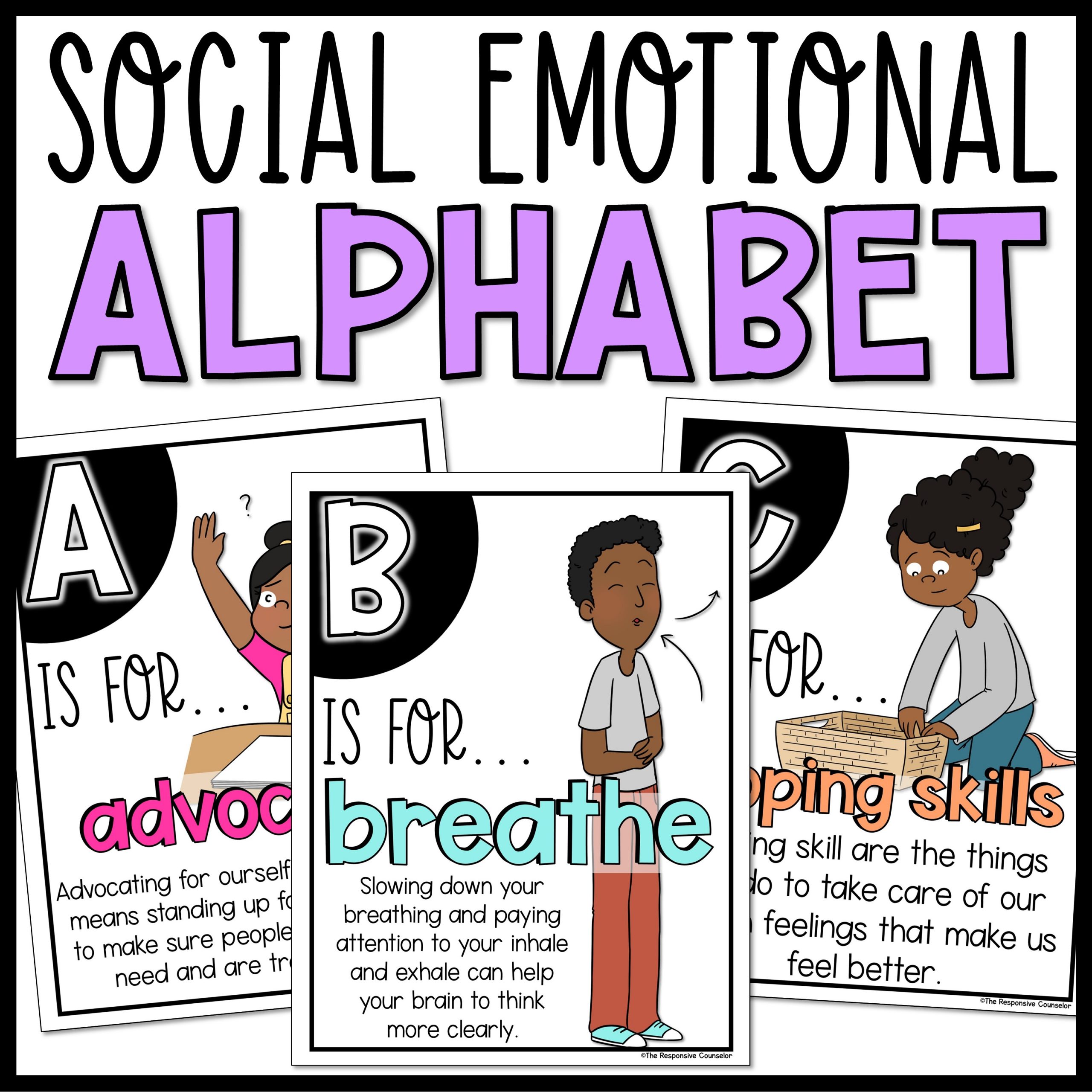Social Emotional Learning Bulletin Board The ABCs of SEL