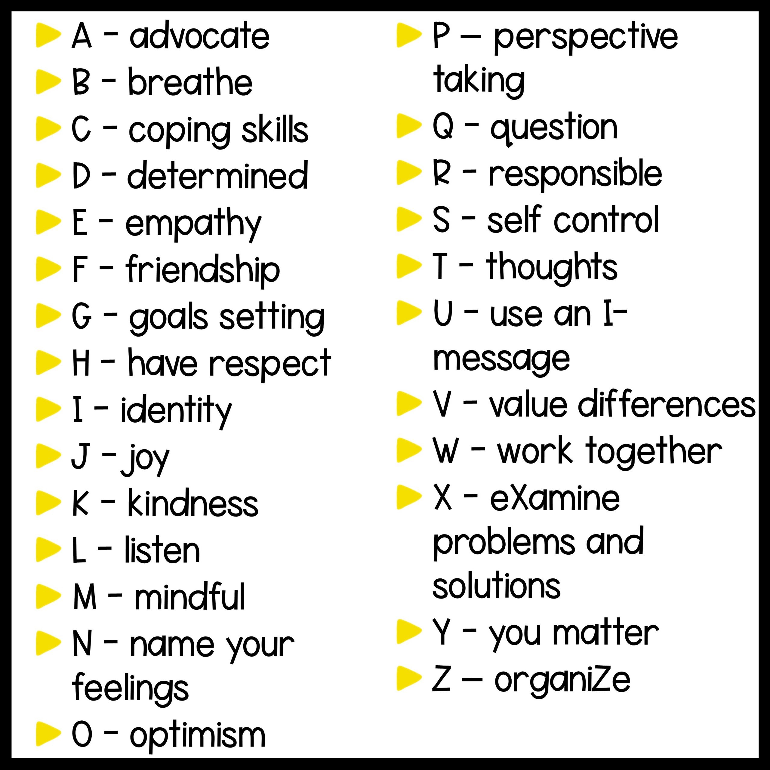 Social Emotional Learning Bulletin Board The ABCs of SEL - Image 4