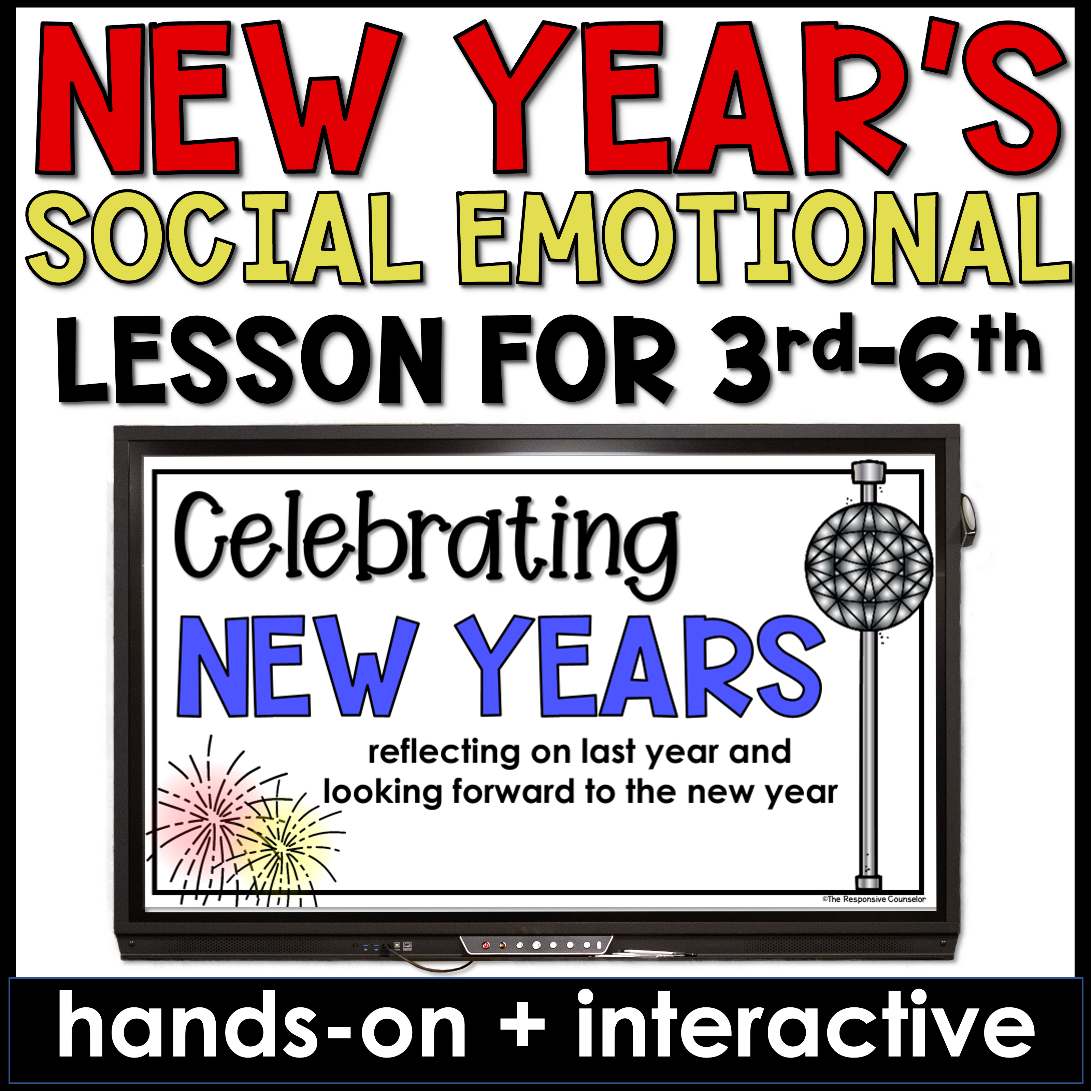 New Year's Lesson and Activities for Social Emotional Learning