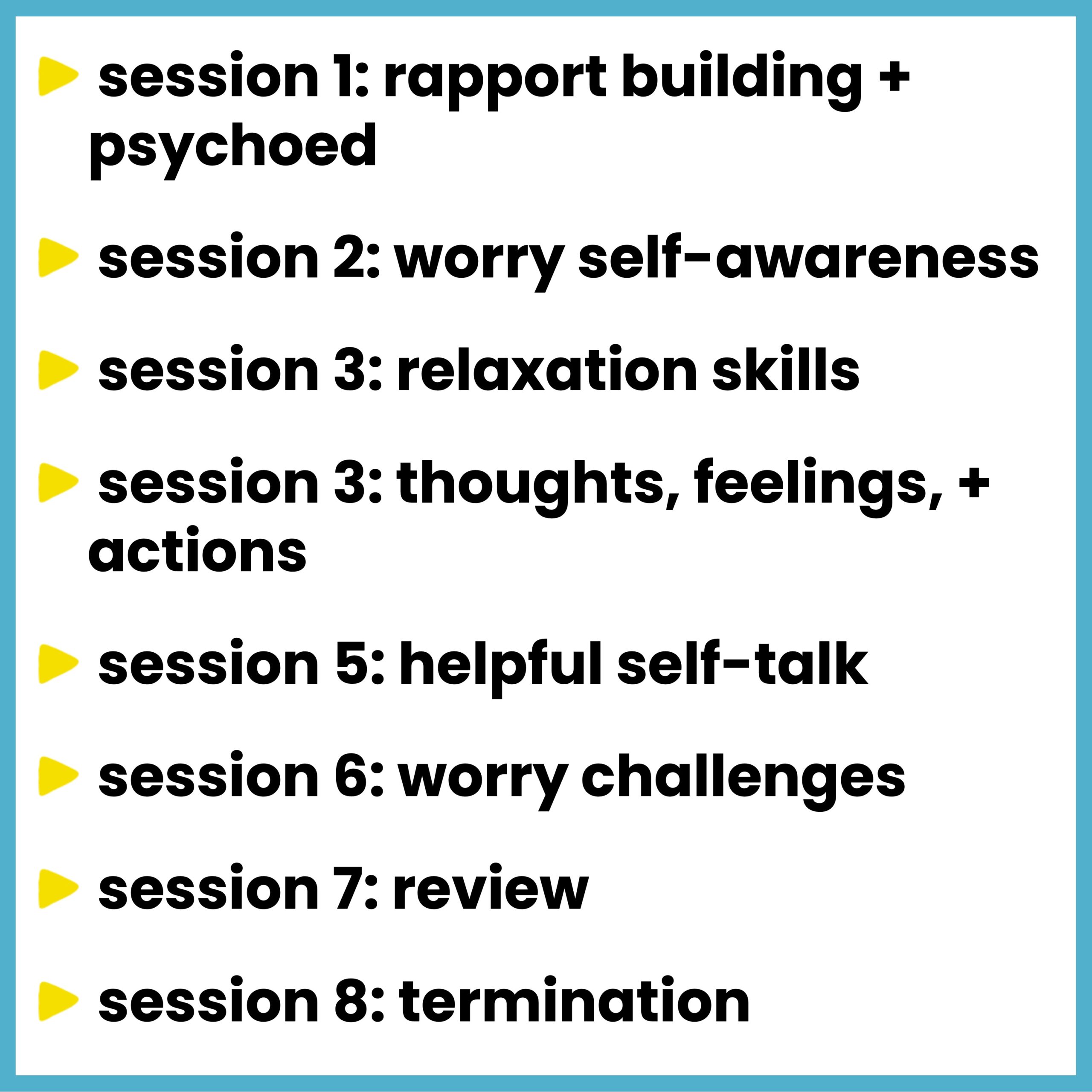 Anxiety Coping Skills Activities Individual Counseling Curriculum for Worry - Image 4