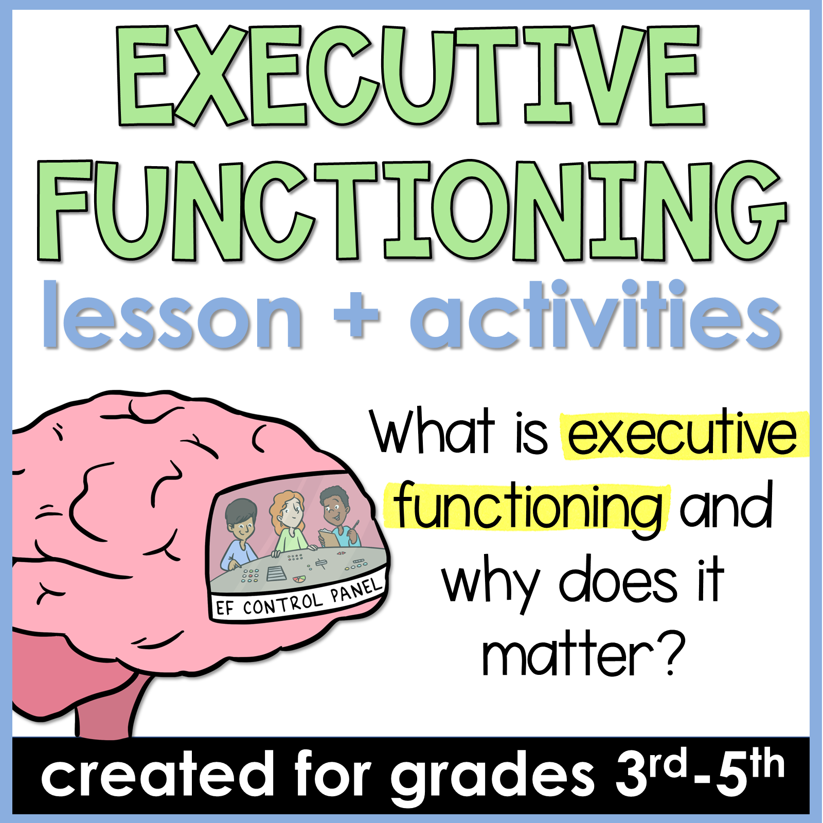 Executive Functioning Lesson