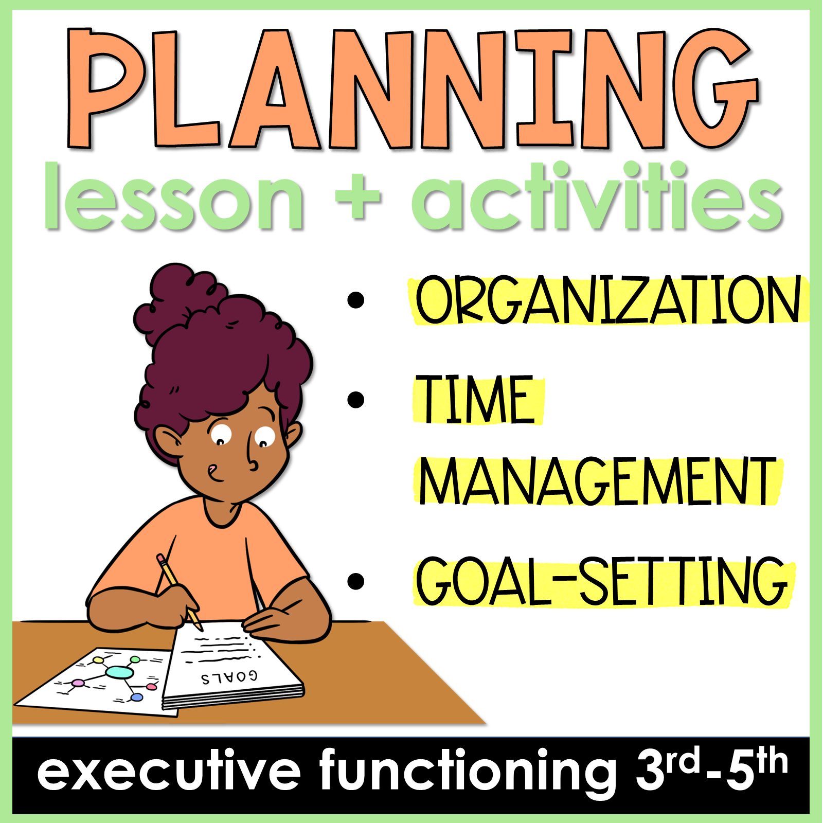 Executive Functioning Lesson on Planning Skills