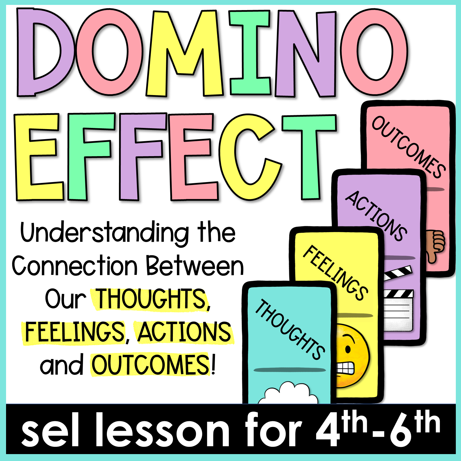 Thoughts, Feelings, Actions and Outcomes CBT Lesson