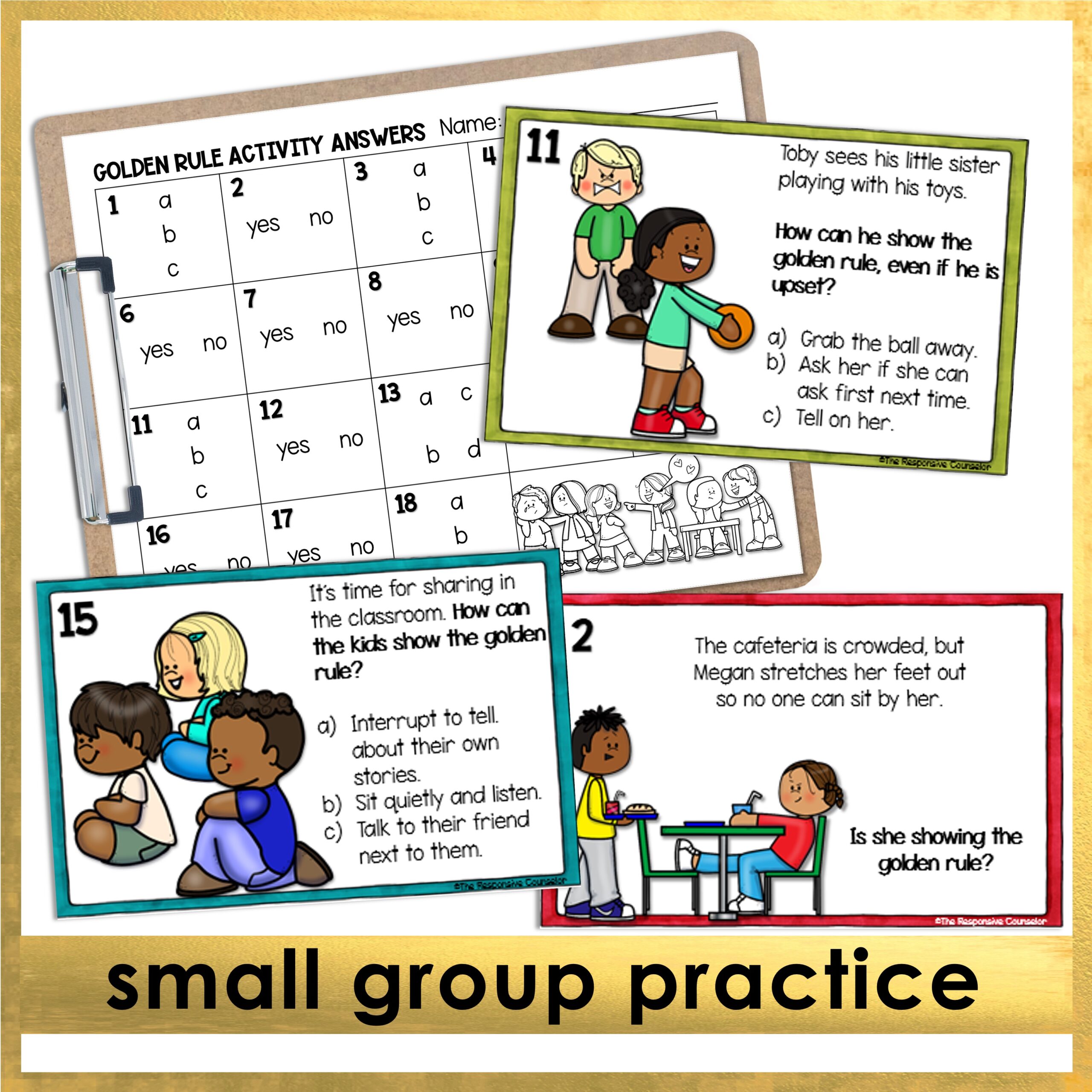 The Golden Rule Lesson and Activities - Image 4