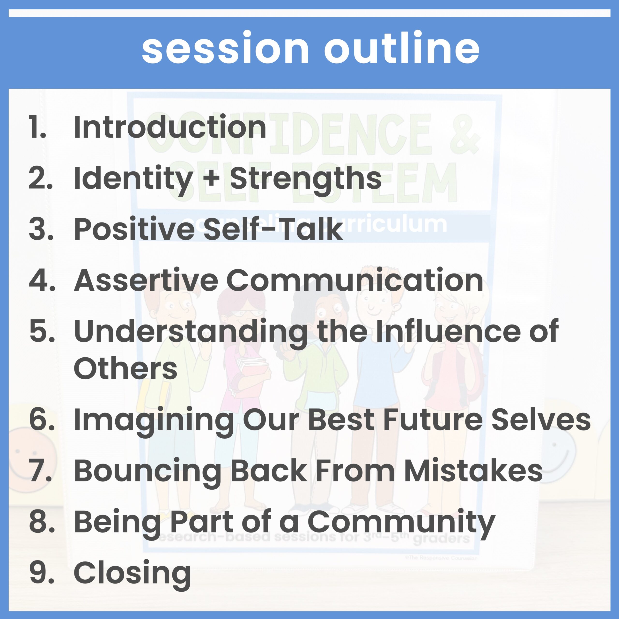 Confidence and Self-Esteem Activities Group Counseling Curriculum - Image 4