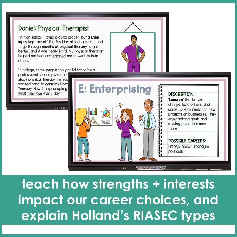 Career Exploration: Matching Careers to Interests Holland RIASEC Interest Survey - Image 4
