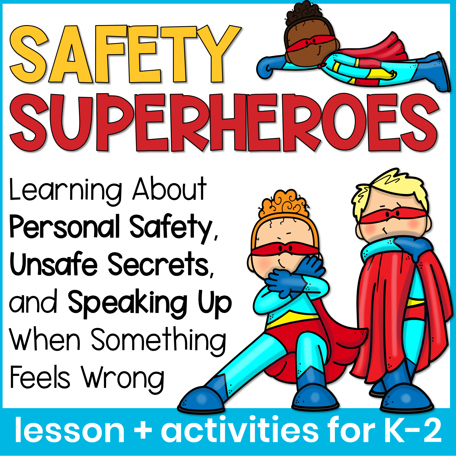 Erin's Law Lesson and Personal Safety Activities