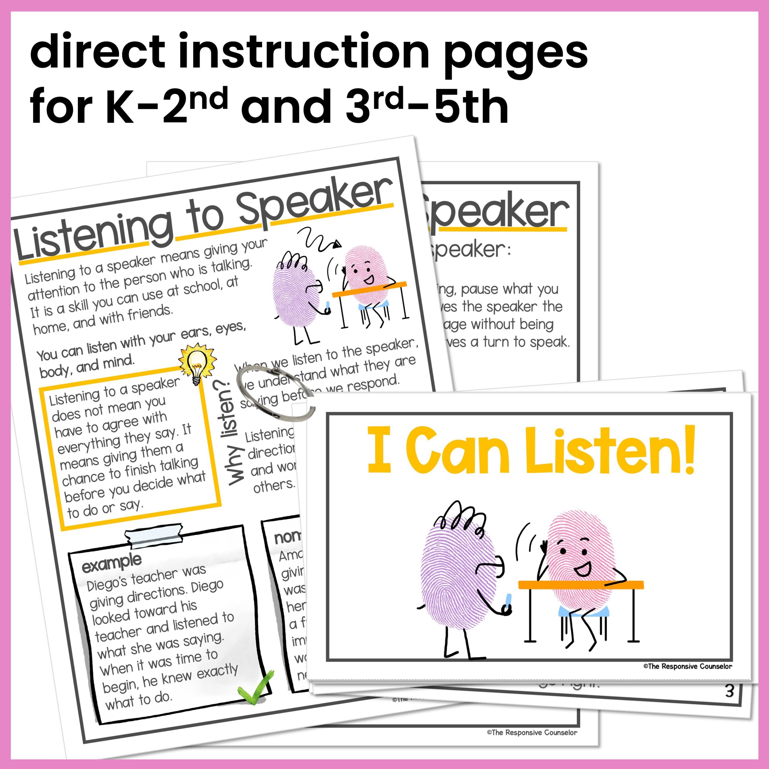Listening to Speaker Behavior Skills Teaching and Practicing Activities - Image 2