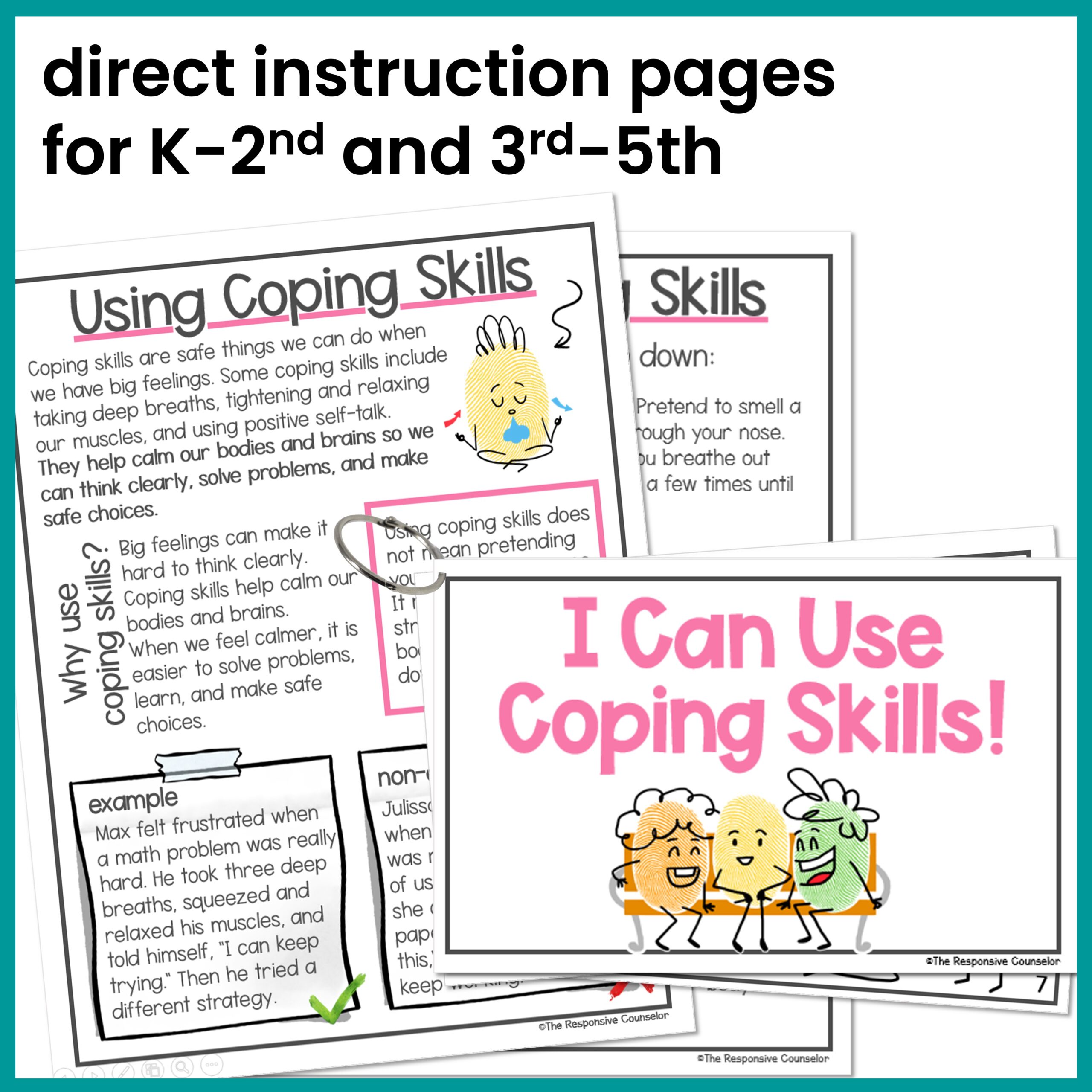 Relaxation Coping Skills Behavior Intervention Activities - Image 2