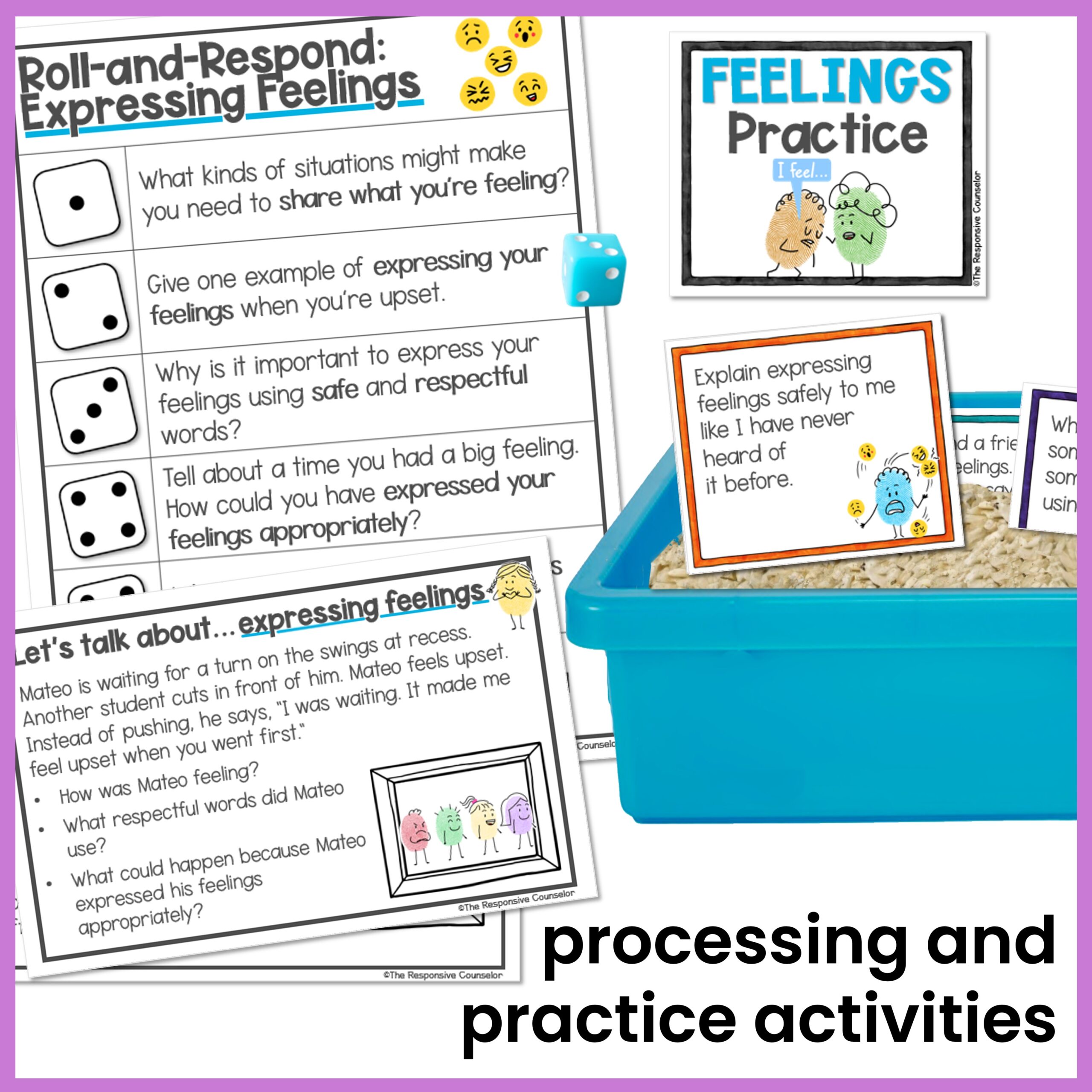 Expressing Feelings Coping Skills Behavior Intervention Activities - Image 3