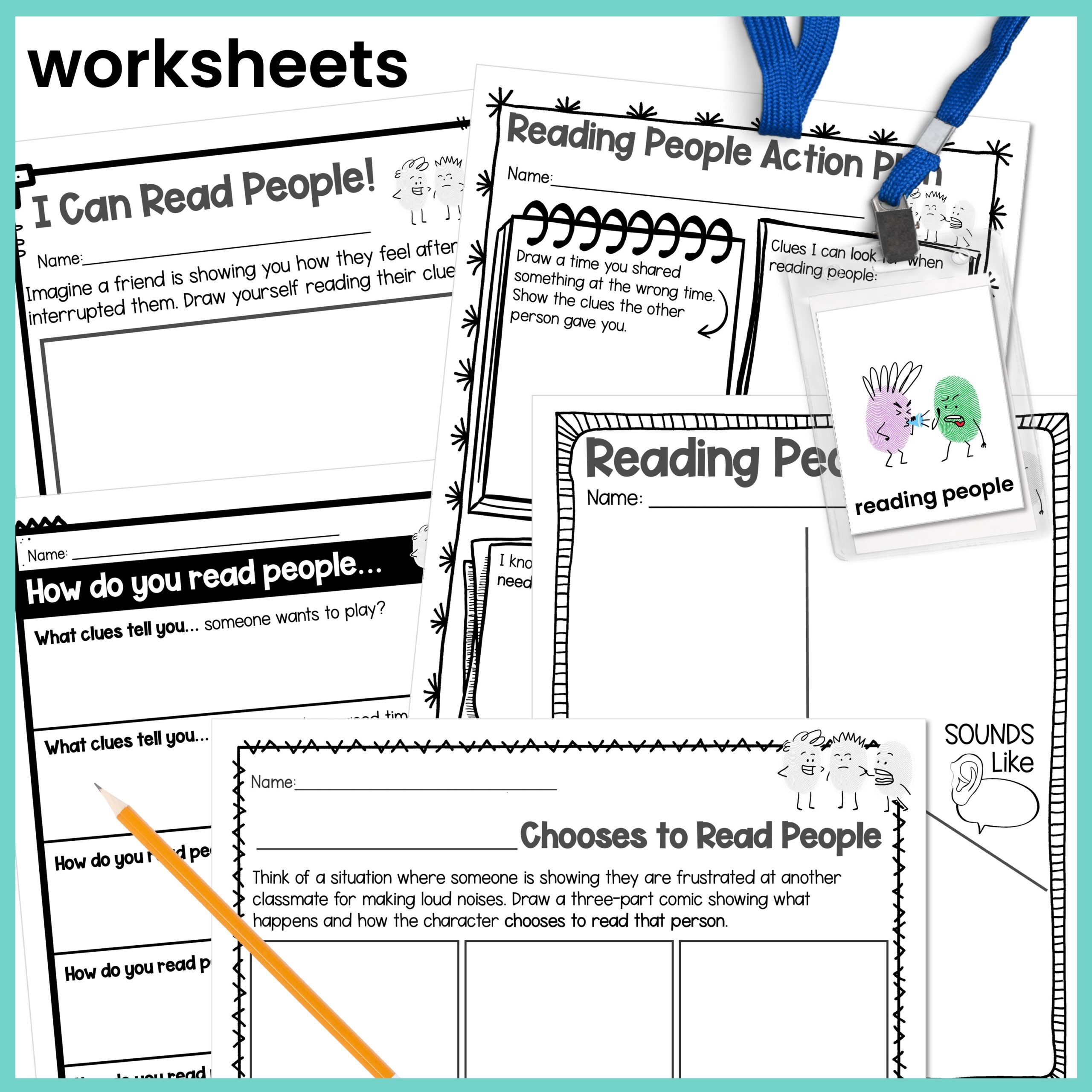 Reading Social Cues Social Skills Behavior Intervention Activities - Image 4